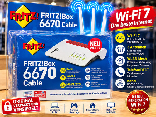 Avm fritz box 6670 - fritz!box, neu