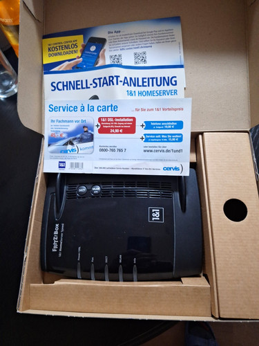 Fritz box homeserver speed - 1&1,