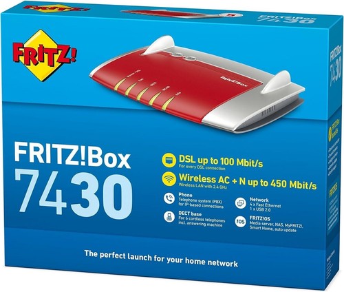 Avm fritzbox 7430 wlan router - 7430,