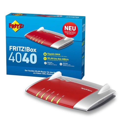 Fritz box 4040 wlan - router, f