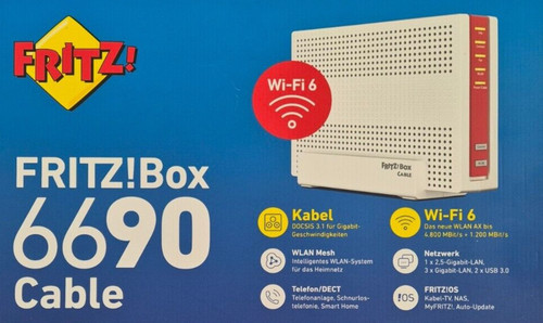 Avm fritz box - 6690, cable