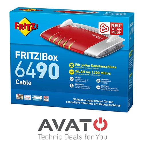 Avm fritzbox 6490 - fritzbox, kabelmodem